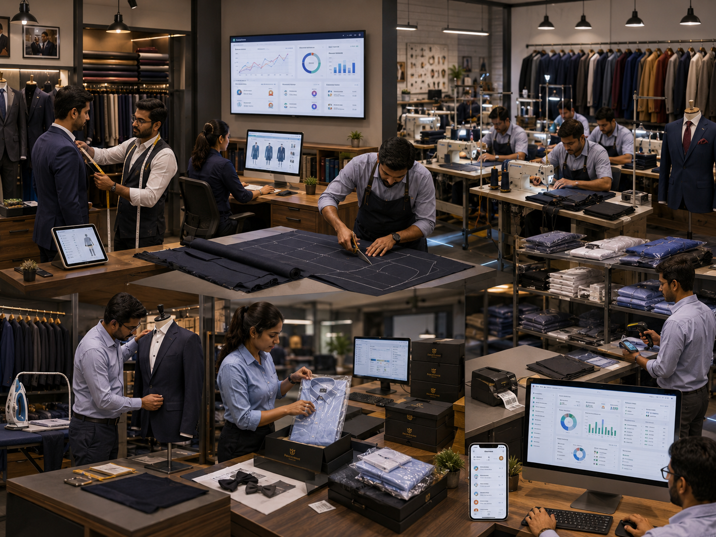 Overview of digital tailoring and garment operations